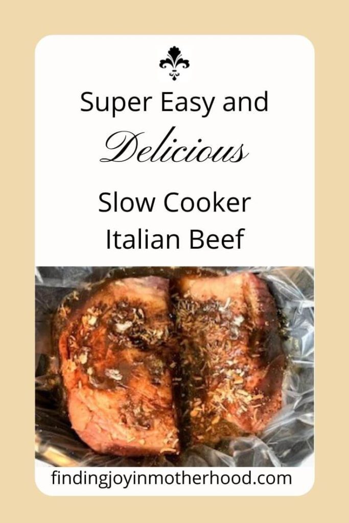 crock pot Italian beef #easymeals #freezermeals #slowcookermeals
